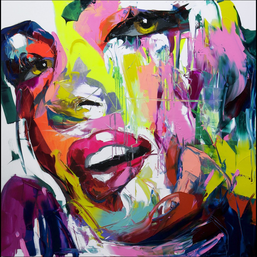 Francoise Nielly Portrait Palette Painting Expression Face168